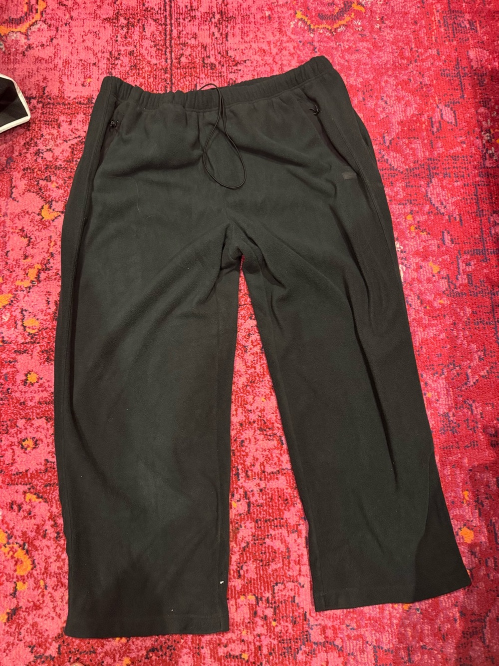 SKIMS OUTDOOR FLEECE STRAIGHT LEG PANT | DARK TEAL